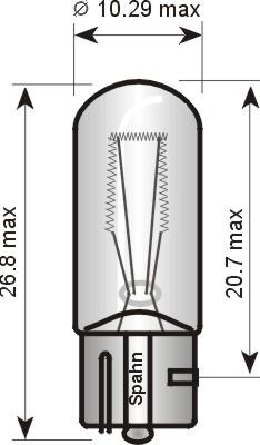 Spahn Glühlampen BL5221 - Крушка с нагреваема жичка, мигачи vvparts.bg