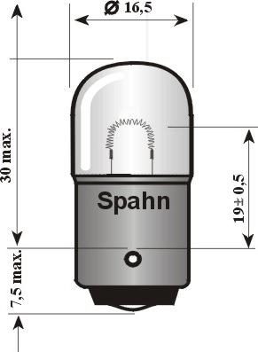 Spahn Glühlampen 2525 - Крушка с нагреваема жичка, мигачи vvparts.bg
