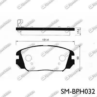 Parts-Mall PKA-004 - Комплект спирачно феродо, дискови спирачки vvparts.bg