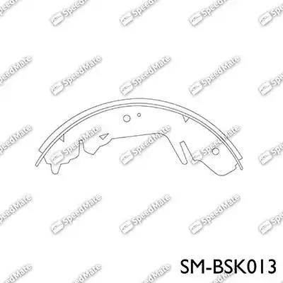 SpeedMate SM-BSK013 - Комплект спирачна челюст vvparts.bg