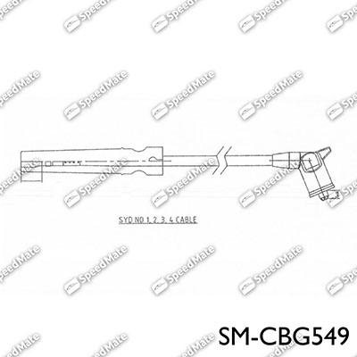 SpeedMate SM-CBG549 - Комплект запалителеи кабели vvparts.bg