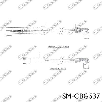 SpeedMate SM-CBG537 - Комплект запалителеи кабели vvparts.bg