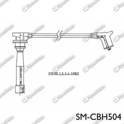 SpeedMate SM-CBH504 - Комплект запалителеи кабели vvparts.bg