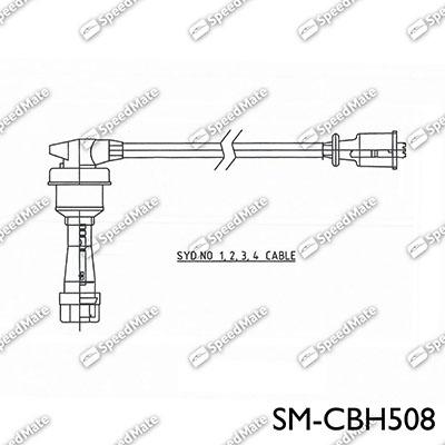 SpeedMate SM-CBH508 - Комплект запалителеи кабели vvparts.bg