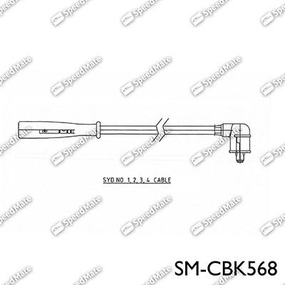 SpeedMate SM-CBK568 - Комплект запалителеи кабели vvparts.bg