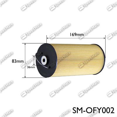 SpeedMate SM-OFY002 - Маслен филтър vvparts.bg