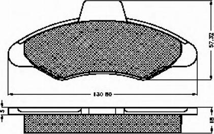 Spidan 30948 - Комплект спирачно феродо, дискови спирачки vvparts.bg