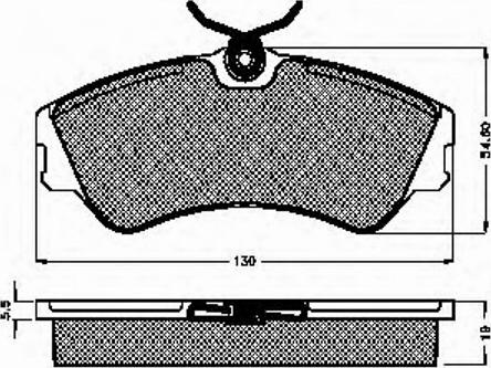 Spidan 30956 - Комплект спирачно феродо, дискови спирачки vvparts.bg