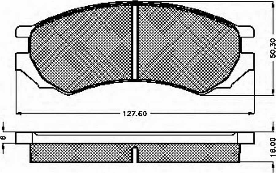 Spidan 30952 - Комплект спирачно феродо, дискови спирачки vvparts.bg