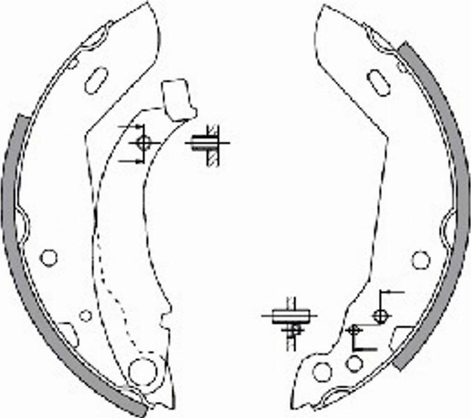 Spidan 30470 - Комплект спирачна челюст vvparts.bg