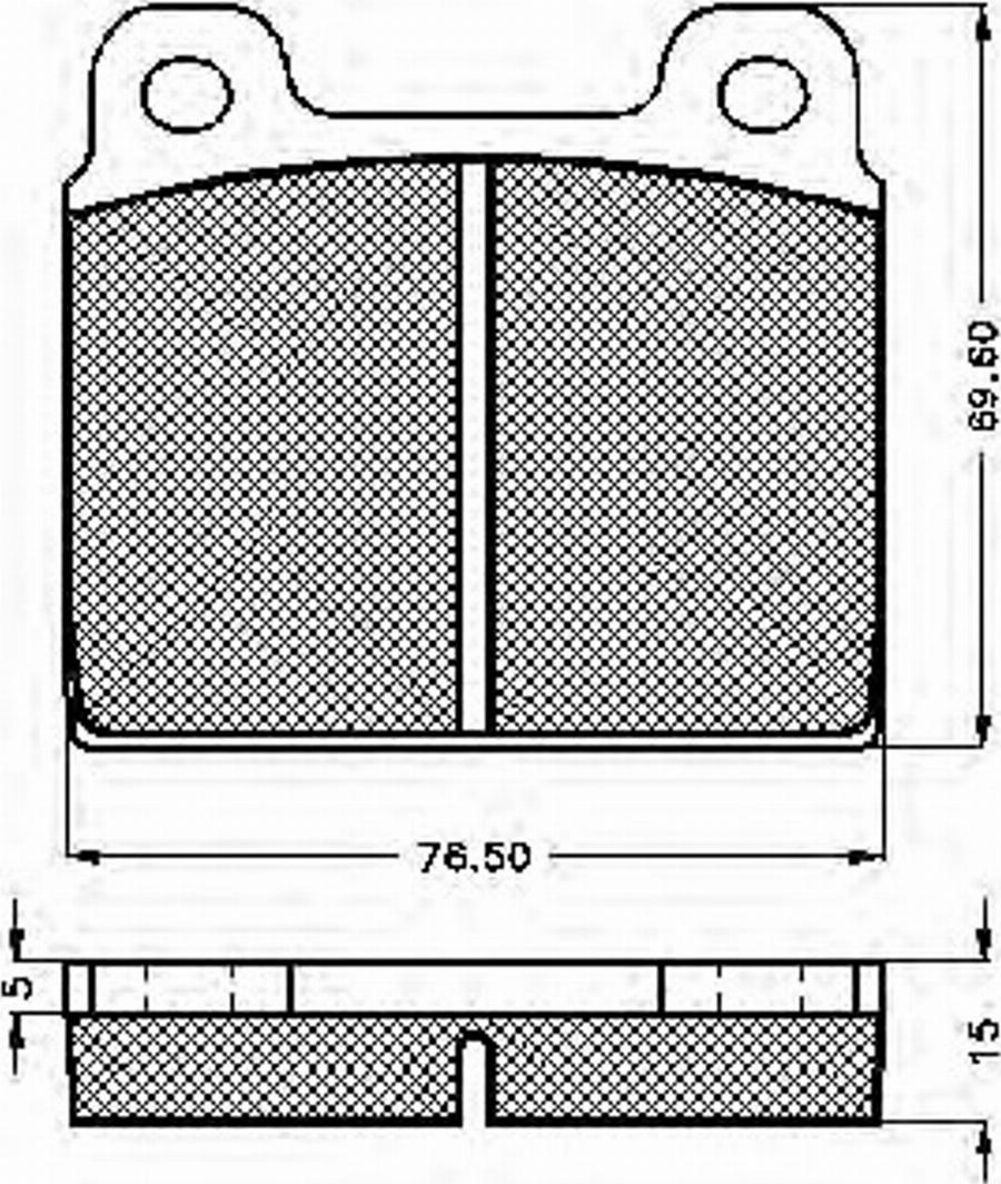 Spidan 30004 - Комплект спирачно феродо, дискови спирачки vvparts.bg