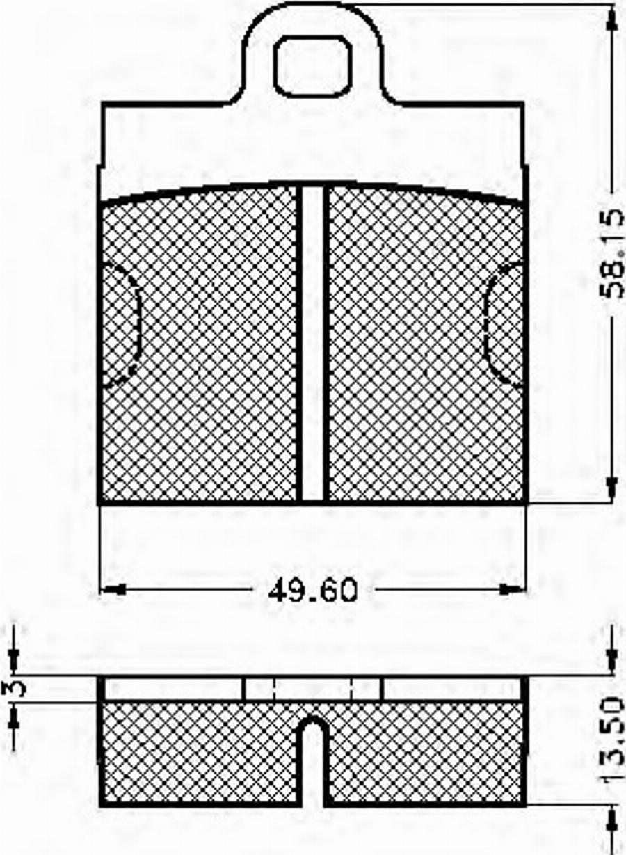 Spidan 30011 - Комплект спирачно феродо, дискови спирачки vvparts.bg