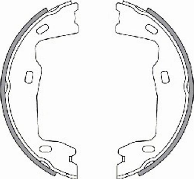 Spidan 31465 - Комплект спирачна челюст, ръчна спирачка vvparts.bg