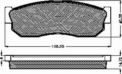 Spidan 31423 - Комплект спирачно феродо, дискови спирачки vvparts.bg