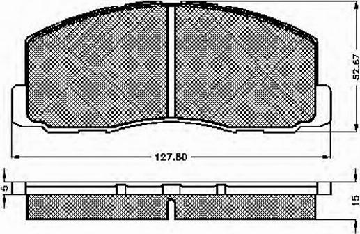 Spidan 31011 - Комплект спирачно феродо, дискови спирачки vvparts.bg