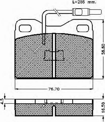 Spidan 31156 - Комплект спирачно феродо, дискови спирачки vvparts.bg