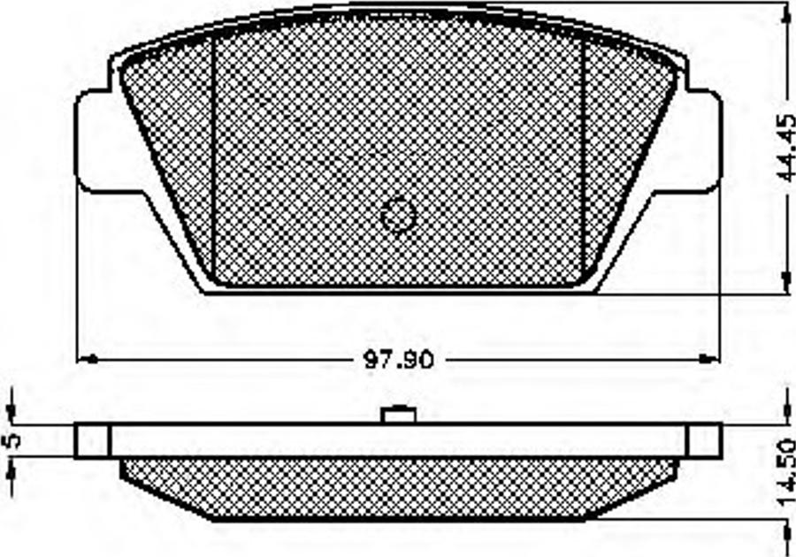 Spidan 31174 - Комплект спирачно феродо, дискови спирачки vvparts.bg