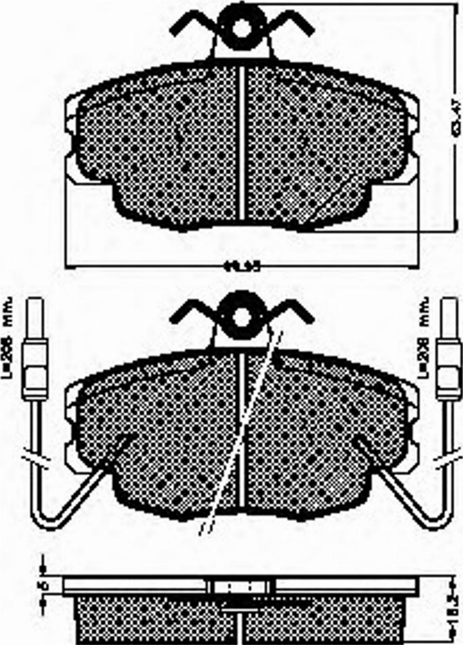 Spidan 31175 - Комплект спирачно феродо, дискови спирачки vvparts.bg