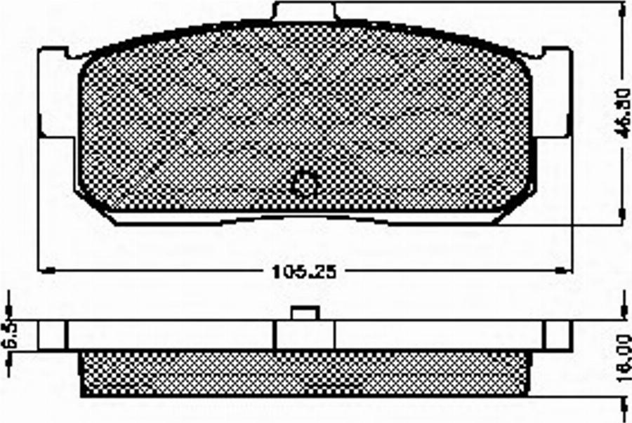 Spidan 31887 - Комплект спирачно феродо, дискови спирачки vvparts.bg