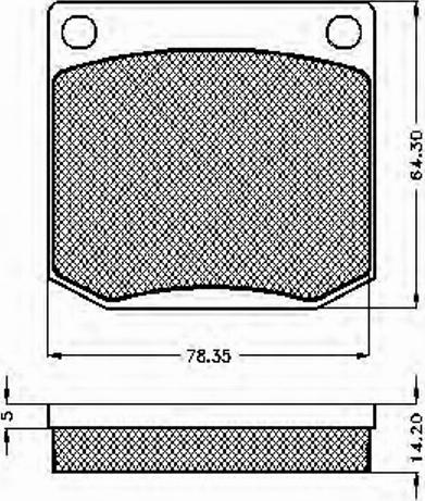 Spidan 31347 - Комплект спирачно феродо, дискови спирачки vvparts.bg