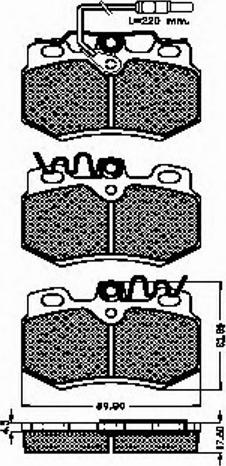 Spidan 31265 - Комплект спирачно феродо, дискови спирачки vvparts.bg