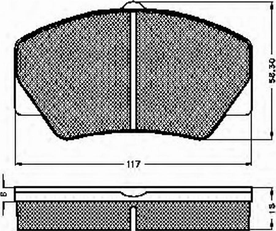 Spidan 31274 - Комплект спирачно феродо, дискови спирачки vvparts.bg