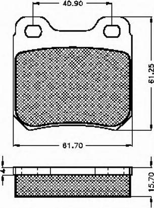 Spidan 31271 - Комплект спирачно феродо, дискови спирачки vvparts.bg