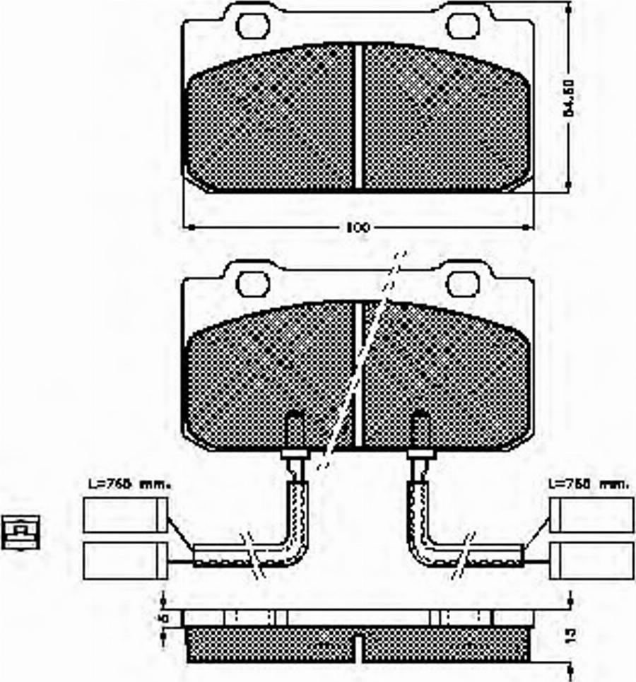 Spidan 31278 - Комплект спирачно феродо, дискови спирачки vvparts.bg