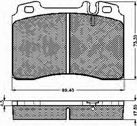 Spidan 31763 - Комплект спирачно феродо, дискови спирачки vvparts.bg