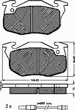 Spidan 31787 - Комплект спирачно феродо, дискови спирачки vvparts.bg