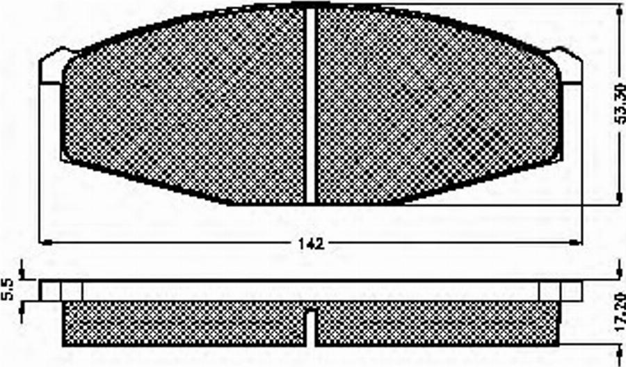 Spidan 31776 - Комплект спирачно феродо, дискови спирачки vvparts.bg