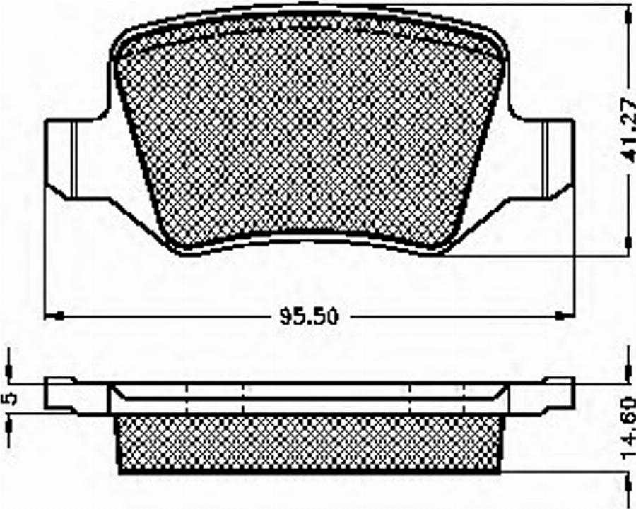 Spidan 33650 - Комплект спирачно феродо, дискови спирачки vvparts.bg