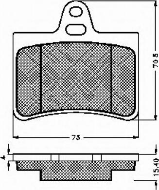 Spidan 32900 - Комплект спирачно феродо, дискови спирачки vvparts.bg