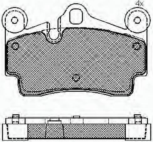 Spidan 32903 - Комплект спирачно феродо, дискови спирачки vvparts.bg