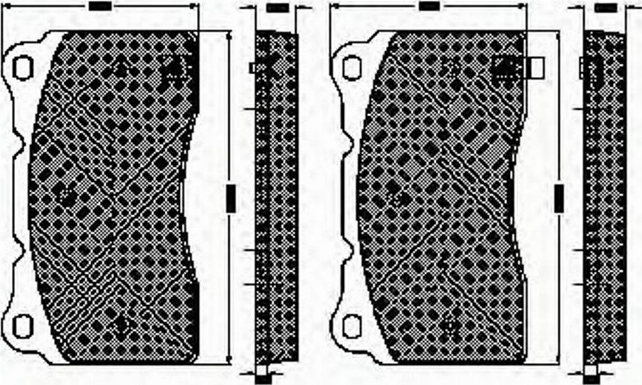 Spidan 32916 - Комплект спирачно феродо, дискови спирачки vvparts.bg