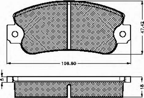 Spidan 32598 - Комплект спирачно феродо, дискови спирачки vvparts.bg