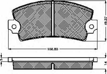 Spidan 32559 - Комплект спирачно феродо, дискови спирачки vvparts.bg