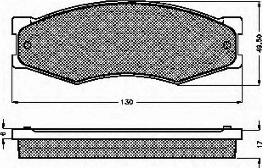 Spidan 32691 - Комплект спирачно феродо, дискови спирачки vvparts.bg