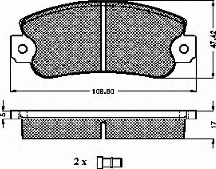 Spidan 32644 - Комплект спирачно феродо, дискови спирачки vvparts.bg