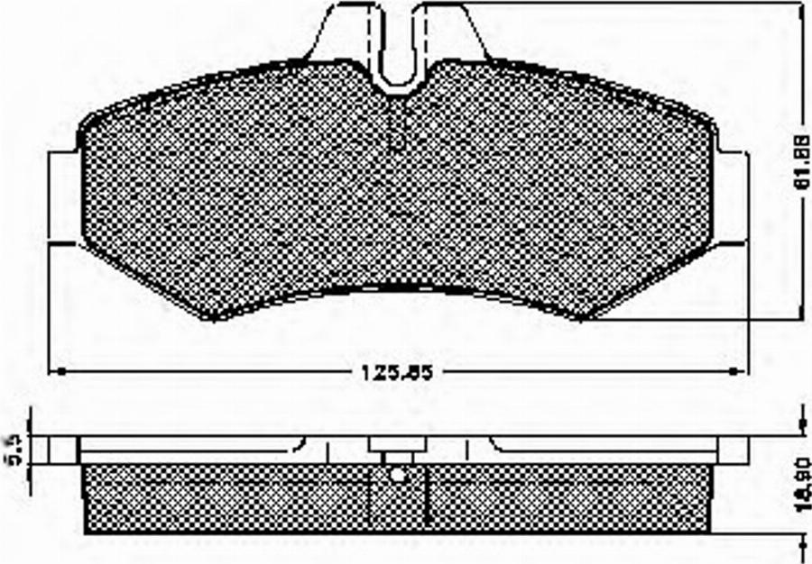 Spidan 32632 - Комплект спирачно феродо, дискови спирачки vvparts.bg