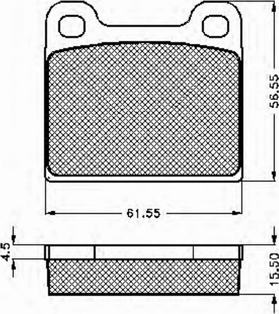 Spidan 32626 - Комплект спирачно феродо, дискови спирачки vvparts.bg