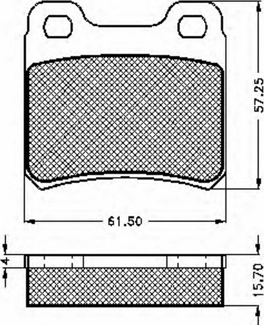 Spidan 32867 - Комплект спирачно феродо, дискови спирачки vvparts.bg