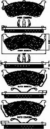 Spidan 32807 - Комплект спирачно феродо, дискови спирачки vvparts.bg