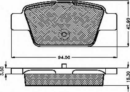 Spidan 32888 - Комплект спирачно феродо, дискови спирачки vvparts.bg