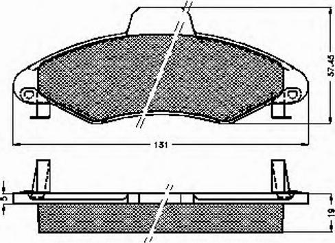 Spidan 32310 - Комплект спирачно феродо, дискови спирачки vvparts.bg