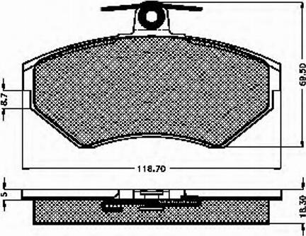 Spidan 32295 - Комплект спирачно феродо, дискови спирачки vvparts.bg