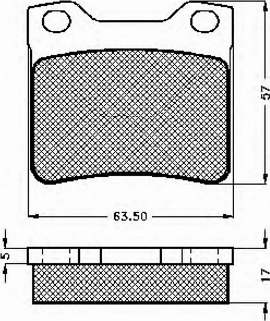 Spidan 32223 - Комплект спирачно феродо, дискови спирачки vvparts.bg