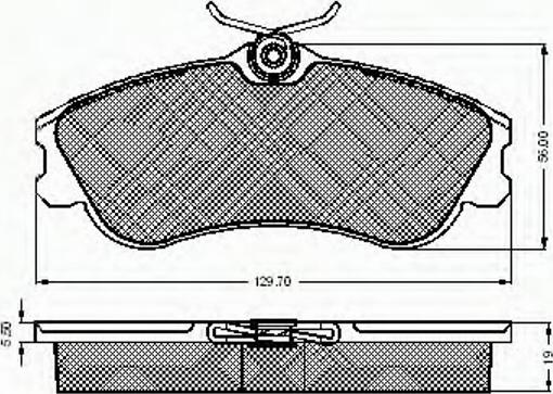 Spidan 32790 - Комплект спирачно феродо, дискови спирачки vvparts.bg