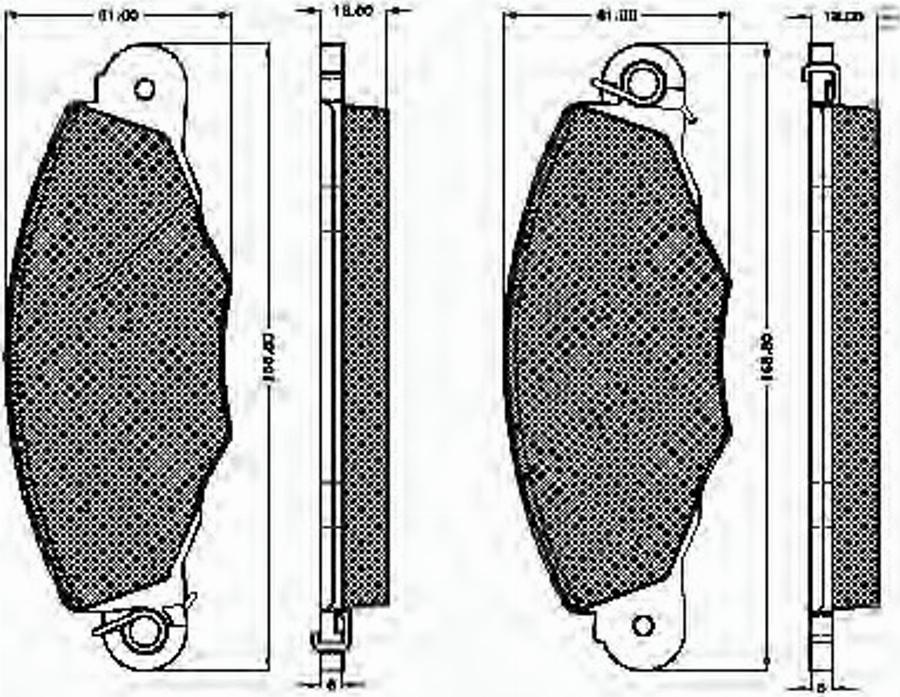 Spidan 32768 - Комплект спирачно феродо, дискови спирачки vvparts.bg