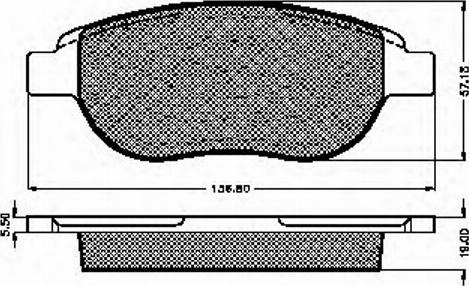 Spidan 32762 - Комплект спирачно феродо, дискови спирачки vvparts.bg
